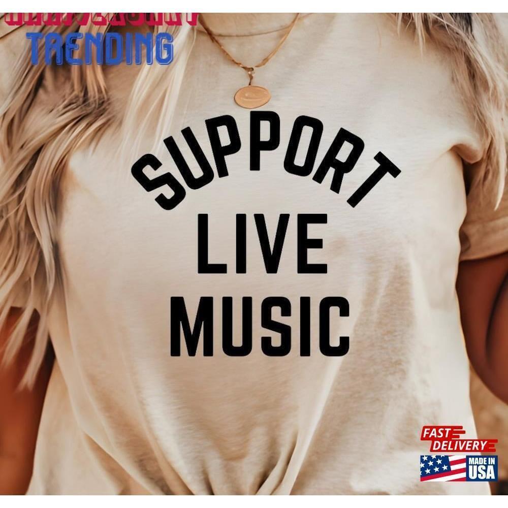 Support Live Music Tshirt Tee Anthropologie